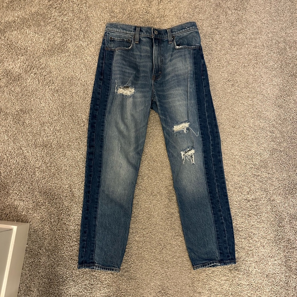 LIKE NEW! Abercrombie straight leg jeans